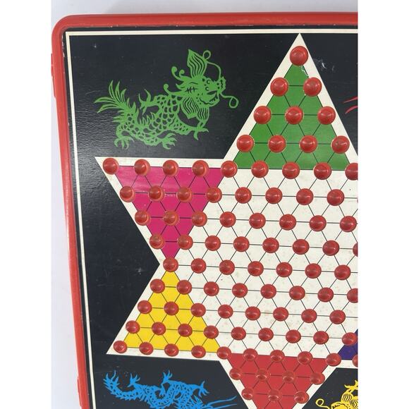 Vintage Pressman Toy Corp Checkers & Chinese Checkers Game Family Collectible - Picture 11 of 16